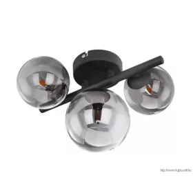GLOBO 56133-3W RIHA mennyezei lámpa  fém  fekete  3W