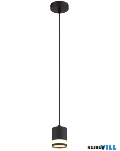 GLOBO 57852H LUCERO Függőlámpa, fém fekete matt, műanyag fehér, kábel PVC fekete