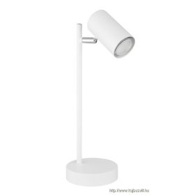   GLOBO 57910TW ROBBY Asztali lámpa fém matt fehér.  Ø:120, M:350, fényforrás nélk