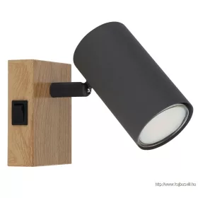   GLOBO 57911-1G ROBBY Spotlámpák fém grafit sötét, fém fekete matt, fém grafit, bi