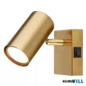   GLOBO 57911-1GO ROBBY Spotlámpa fém csiszolt arany színű, billenőkapcsoló a termék