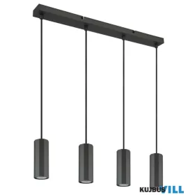   GLOBO 57918-4H JAMES Függeszték fém szürke matt, alumínium szürke matt, kábel PVC