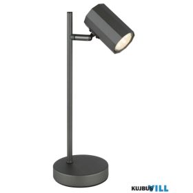   GLOBO 57918T JAMES Asztali lámpa fém szürke matt, alumínium szürke matt, kábel