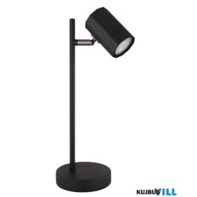   GLOBO 57918TB JAMES Asztali lámpa, fém fekete matt, alumínium fekete matt, kábel