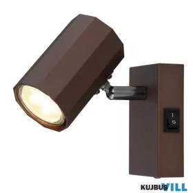   GLOBO 57919-1 JAMES Spotlámpa fém bronz színű matt, 1xGU10.