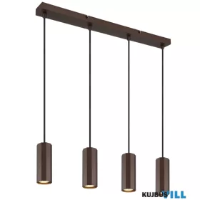   GLOBO 57919-4H JAMES Függeszték fém bronz matt, alumínium bronz matt, kábel PVC f