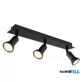   GLOBO 57998-3 DREW Spotlámpa fém fekete, matt, hosszúság x szélesség x ma: 400x