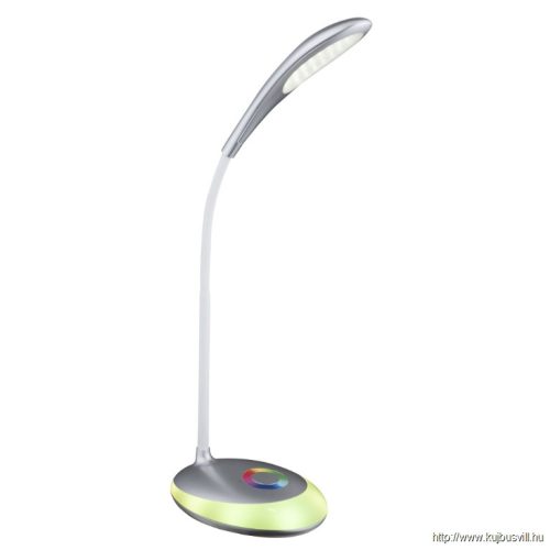 GLOBO 58265 MINEA Asztali lámpa Flexo akril színváltós, színrőgzítős, RGB LED, érintőkapcsolós,LxBxH:300x110x480, tart