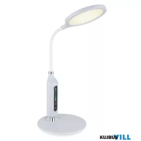   GLOBO 58435G FRUGGY Asztali lámpa műanyag szürke matt, króm, szilikonszürke matt
