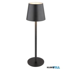   GLOBO 58438G VANNIE Újratölthető asztali lámpa fém/műanyag fekete/fehér,kábel PV