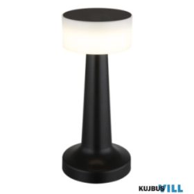   GLOBO 58447S ANGELIKA Újratölthető asztali lámpa műanyag fekete/fehér, kábel PVC f