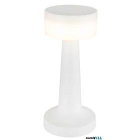   GLOBO 58447W ANGELIKA Újratölthető asztali lámpa műanyag fehér.