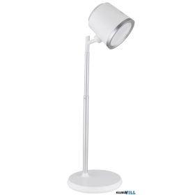   GLOBO 58454W MEEYA Újratölthető asztali lámpa műanyag/alumínium fehér, érintő k