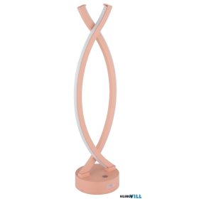   GLOBO 58457P HELA Újratölthető asztali lámpa műanyag barackszínű/fehér, kábel