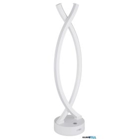  GLOBO 58457W HELA Újratölthető asztali lámpa műanyag fehér matt, kábel PVC feh