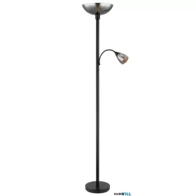   GLOBO 58903 BLADE Állólámpa fém fekete, füstszínű üveg, kábel PVC fekete, bill