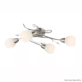 GLOBO 60209-4 LILLY mennyezei lámpa  fém nikkel   40W