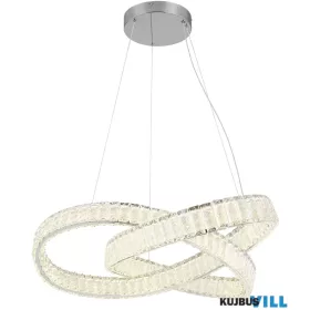   GLOBO 67162-110CCT MUCKY Függeszték fém krómozott, átlátszó K5 kristályok,króm gyűrű,