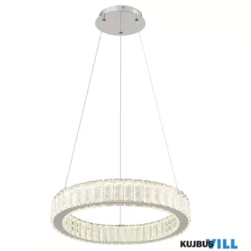   GLOBO 67162-50 MUCKY Függeszték  krómozott fém, K5 kristály dekor króm gyűrű, fal