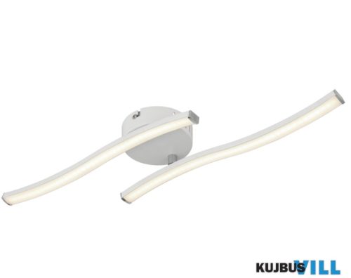 GLOBO 67178WC ELOISE Mennyezeti lámpa fehér műanyag, krómozott, mozgatható, HxSzxM: 515x100x72mm, LED 12W 230V, 1450lm forrás, 900lm kimenet, 4000K