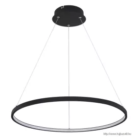   GLOBO 67192-29B RALPH Függeszték fém fekete váz, akril fehér búrával. Ø:605, H:120