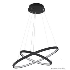   GLOBO 67192-42B RALPH Függeszték fém fekete váz, akril fehér búrával. Fali kapcsol