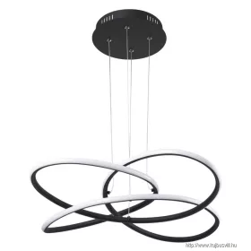   GLOBO 67201SH-30 PANDA Függeszték fém fekete és fehér akril kombináció. Ø:600, H:12