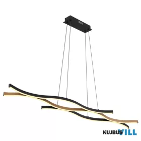   GLOBO 67206HW GERONIMO Függeszték  fém fekete matt, műanyag fehér, alumínium fekete