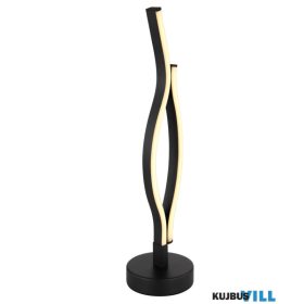   GLOBO 67206T GERONIMO Asztali lámpa fém fekete matt, műanyag fehér, alumínium feke