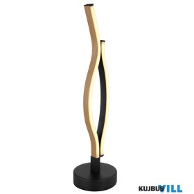   GLOBO 67206TW GERONIMO Asztali lámpa fém fekete matt, műanyag fehér, alumínium feke