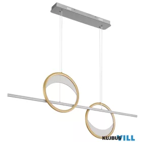   GLOBO 67333-40H UMBRA Függeszték alumínium ezüst/arany, átlátszó akril, műanyag, s