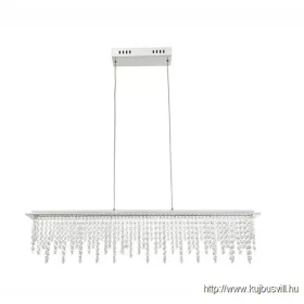   GLOBO 68405-24H SCALA Függeszték króm, K5 kristály, fényerőszabályzós, színhőmérsé