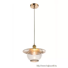   GLOBO 69030H NEVIS Függeszték, bronz , üveg, ø: 300, H:1200, exkl. 1xE27 60W 23