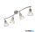 GLOBO 818904016X DAYTONA Mennyezeti lámpa, fém nikkel matt, SzxM: 700x168mm, 4x E14 LED 5W 230V izzókkal, 430lm kimenet, 3000K