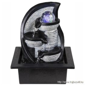   GLOBO 93022 ALBERT Asztali szökőkút ,LxBxH:210x175x255, tartozék: 4x RGB LED 0,