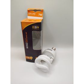   WIN-2 T2-es félspirál kompakt fénycső 7W, E14, 2700K KIFUTÓ