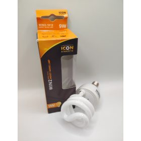   WIN-2 T2-es félspirál kompakt fénycső 9W, E14, 2700K KIFUTÓ