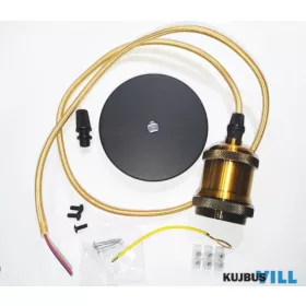 FÜGGESZTÉK - ARANY E27 + sorkapocs NH98/11