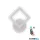 KLAUSEN KL151045 Fali lámpa, LED TRIGOS AP1, 31W, 3000-6500K, fehér