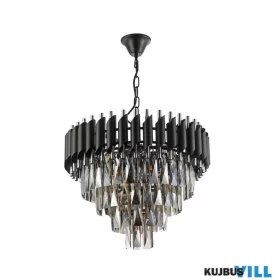 KLAUSEN KL116007 Csillár SUBLIME SP6 6xE14, fekete, króm