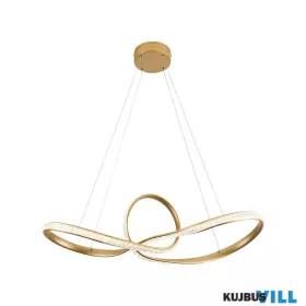   KLAUSEN KL142096 LED Függesztett csillár, GLAZED LG SP1, 40W, 4000K, arany