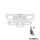 KLAUSEN KL151047 Mennyezeti lámpa, LED TRIGOS PL8,252W, 3000-6500K, fehér