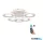 KLAUSEN KL151064 OPTIMUS LED Mennyezeti lámpa, távir.-val, dimm.