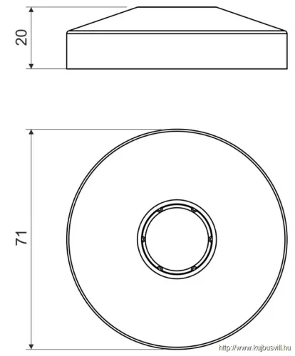 KBS-2 AB Betondoboz-fenék -10/240db