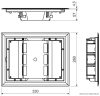 KOPOBOX 57 LB  Padlódoboz keret -1db