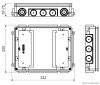 KUP 57 FB  Betondoboz -1db