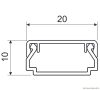 LHD 20X10 HD Minicsatorna -2/96m