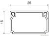 LHD 25X15 P2 Minicsatorna öntapadós -2/50m