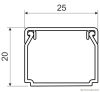 LHD 25X20 HD Minicsatorna -2/40m