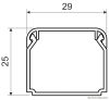 LHD 30X25 HD Minicsatorna -2/48m